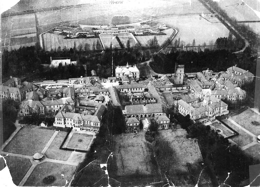 Rauceby Hospital (Kesteven County Asylum) during the war.